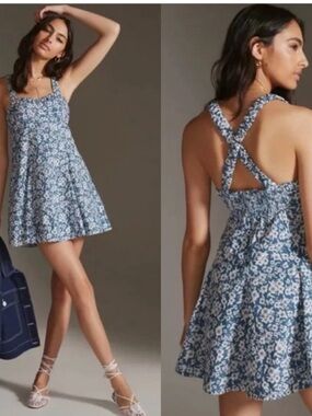 Maeve Sweetheart Anthropologie Dress